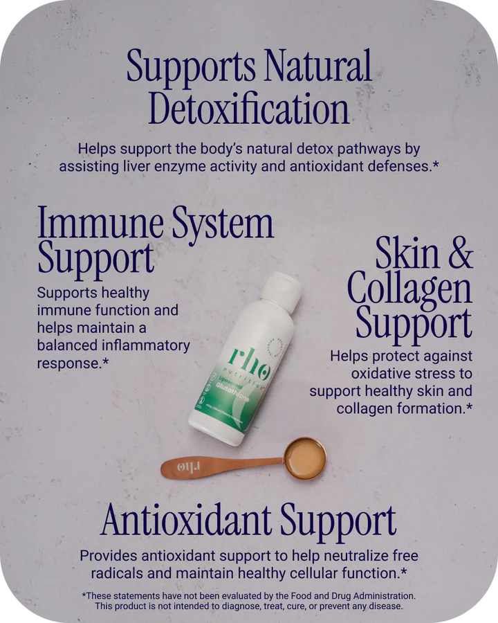 Liposomal Glutathione - Ultra High Absorption Liquid Glutathione Supplement - Supports Natural Detoxification, Immune System, Skin Health, Mental Clarity & Overall Well-Being
