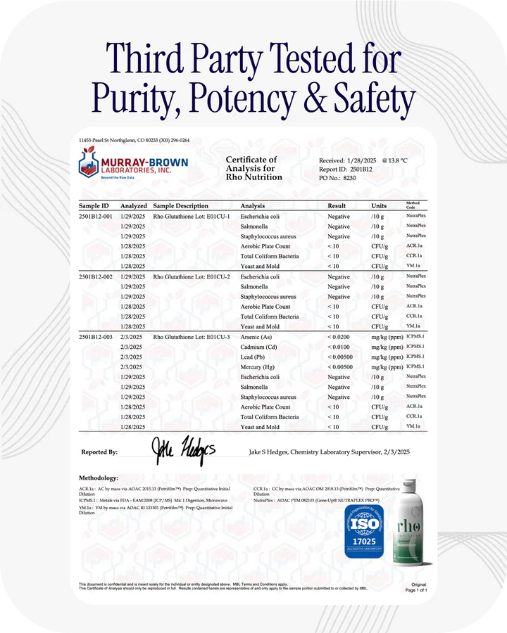 Liposomal Glutathione - Ultra High Absorption Liquid Glutathione Supplement - Supports Natural Detoxification, Immune System, Skin Health, Mental Clarity & Overall Well-Being